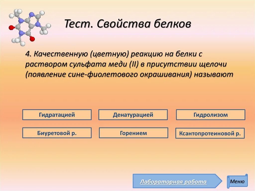 Тест белки 10 класс химия. Лабораторная работа белки. Лабораторная работа свойства белков. Практическая работа свойства белков. Белки контрольная работа.