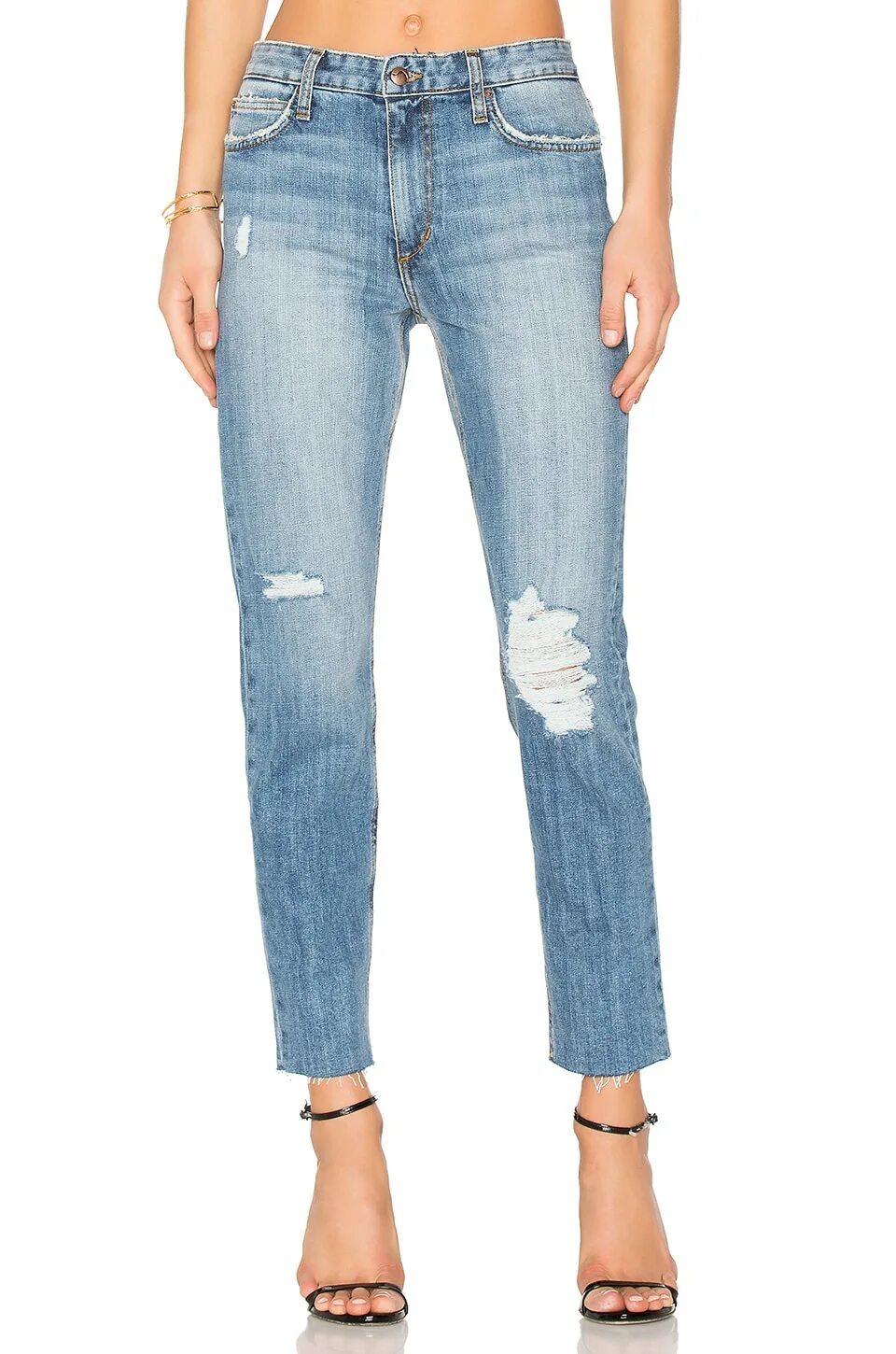 Джинсы 2024 женские купить. Укороченные джинсы. Обрезанные джинсы. Джинсы рваные снизу женские. Джинсы с обтрепанными краями.