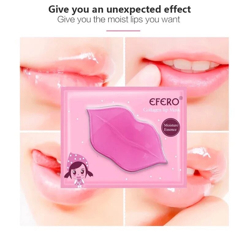 Lip mask как использовать. Коллагеновая маска-патч для губ. маска патч для губ collagen lip mask 5 шт. увлажняющая маска для губ с коллагеном efero. collagen crystal mask для губ.
