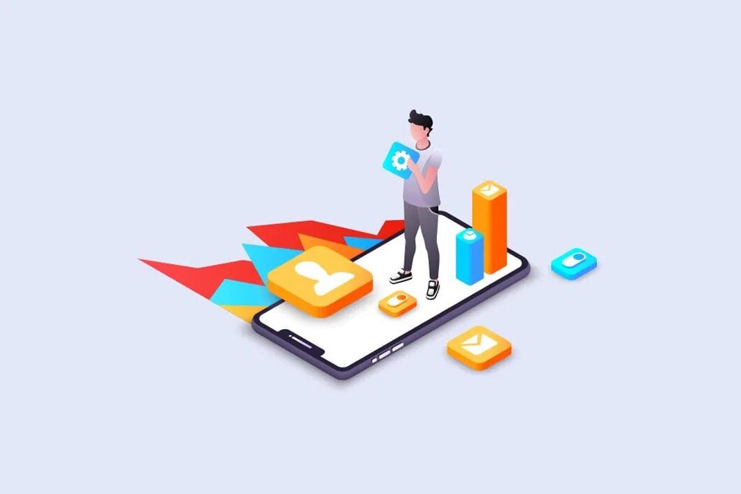 You can develop. Мобильное приложение иллюстрация. мобильный разработчик. разработка мобильных приложений. mobile app development.