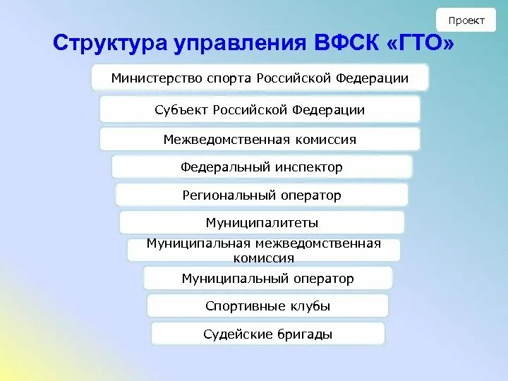 Какой документ раскрывает структуру и содержание гто. Структура вфск гто. структура управления гто. структура управления информационное обеспечение комплекса гто. структура всероссийского физкультурно-спортивного комплекса.