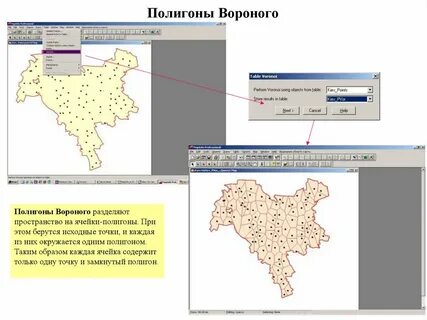 Координаты полигона
