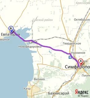 Расстояние бахчисарай