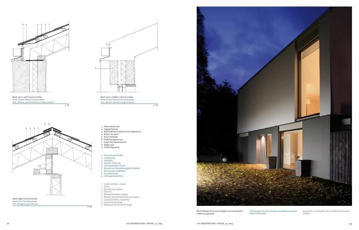 Detail plus. Журнал detail. Architecture details. EQUITONE Fibre Cement Section detail. EQUITONE facade.