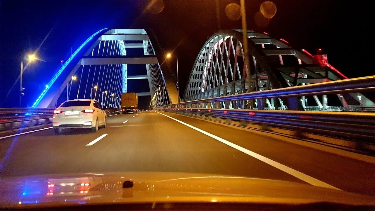Крымский мост автомобильная