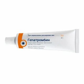 Гепатромбин г сколько мазать