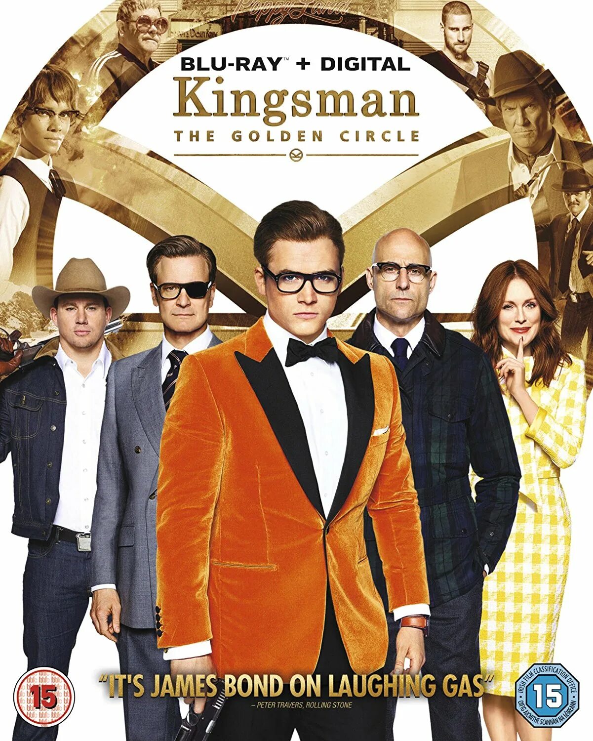 Кингсмен. Золотое кольцо (2017) Постер. Kingsman Golden circle poster. Kingsman: золотое кольцо. 2017 Обложка.