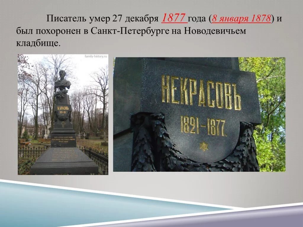 Новодевичье кладбище Некрасов. Похороны Николая Некрасова 1878. Некрасов 1877 смерть. Писатель похоронен в Санкт Петербурге.