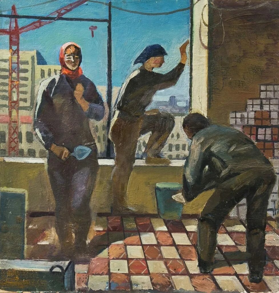 бойм соломон самсонович художник акварели. григорьев-савушкин павел. карачарсков николай прокопьевич. маляр советская живопись. василий костяницын (1881-1940).