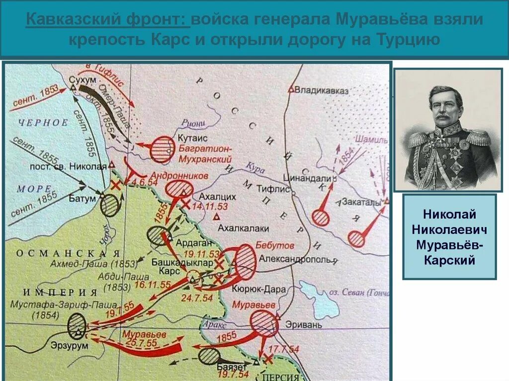 Взятие карса крымская. Карс на карте Крымской войны. Взятие Карса. Известие о взятии Карса.
