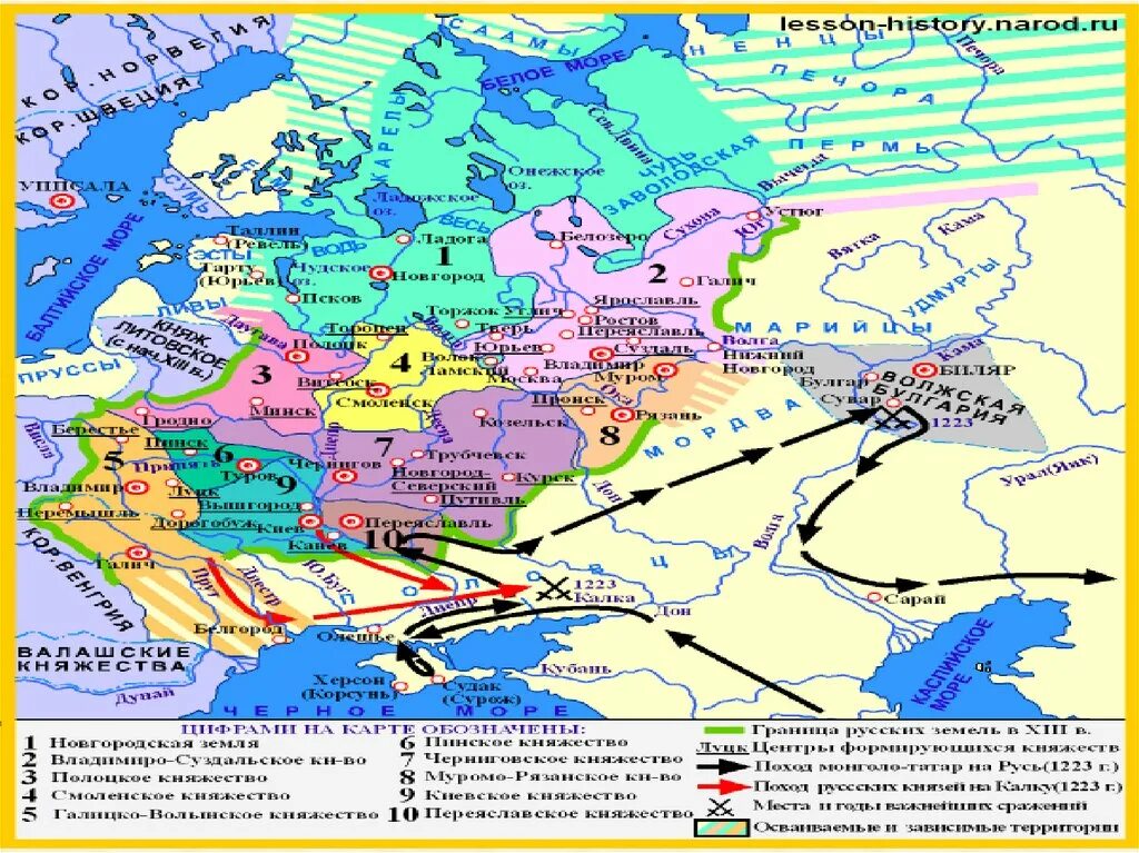 Борьба русских княжеств кочевниками в xii веке