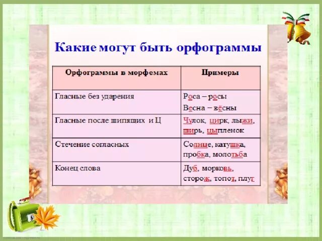 Зелени орфограмма. Орфограммы. Выделить орфограммы в словах. Орфограмма в слове. Подчеркнуть орфограммы в тексте.