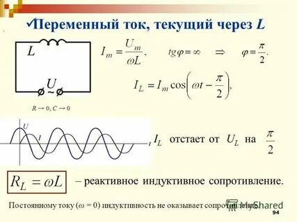 Максимальный ток через катушку индуктивности