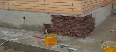 Цоколь своими руками