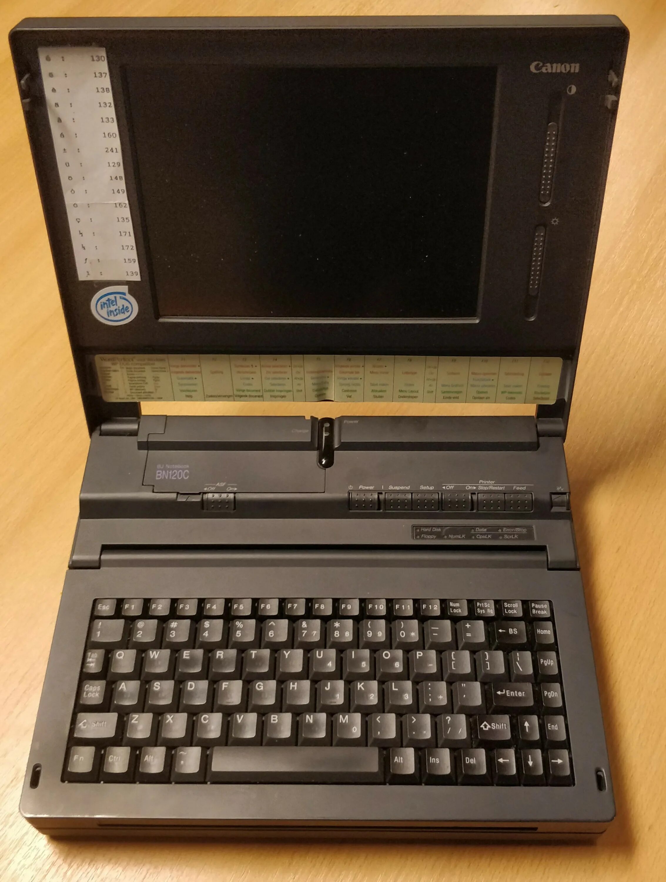 Canon NOTEJET 486. Notebook Canon bn200. Canon bn22. IBM 486.