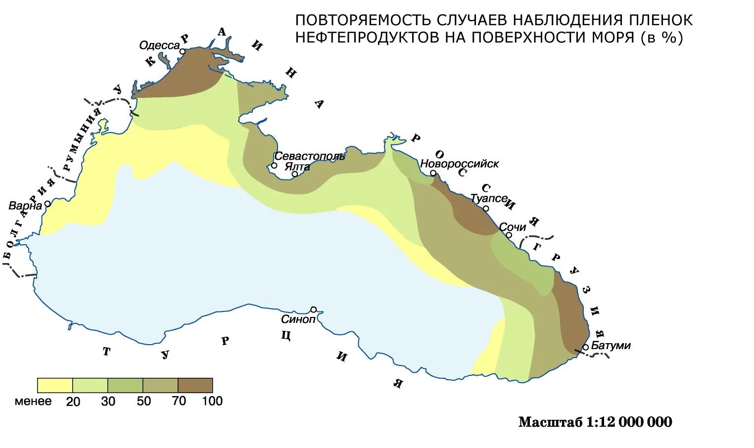 Карта черных вод. Карта загрязнения черного моря. Загрязненность черного моря на карте. Карта загрязнения воды в черном море. Загрязнение чёрного моря диаграмма.