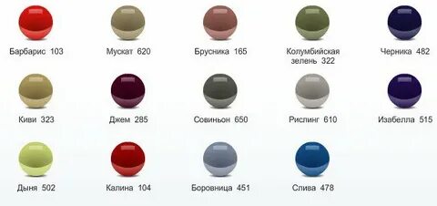 Калина 2 коды красок