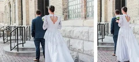 Подарили свадебное платье