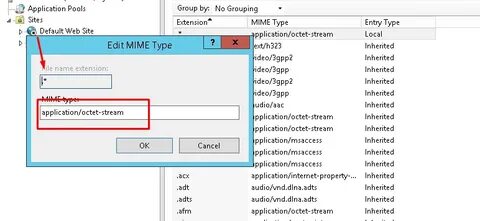 Mime type text