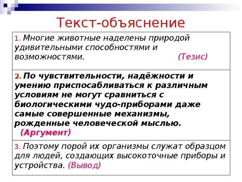 Текст объяснение. Рассуждение-объяснение примеры текстов. Текст пояснение пример. Рассуждение объяснение примеры.