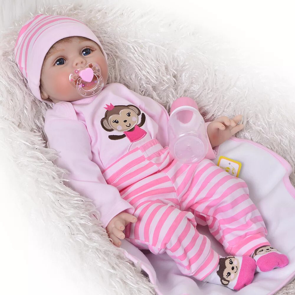 Reborn Baby Doll PP кукла boneca 22 дюймов 55 см. Куклы реборн Беби Reborn Baby. Кукла реборн мягконабивная 60 см.