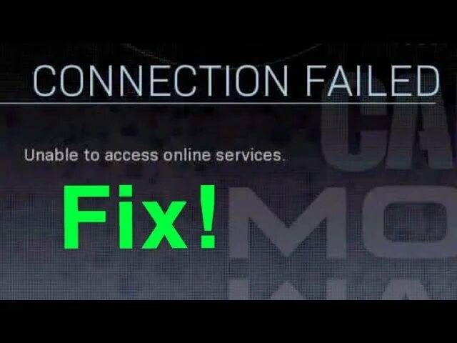 Connection_failure: connection_failure Standoff 2. Fix connection