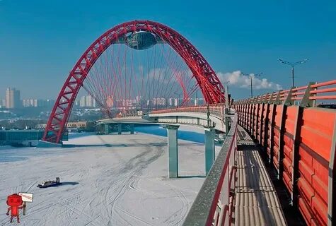 Красный мост в москве где