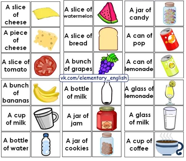 Quantities and Containers в английском. Piece Slice разница. Исчисляемые и неисчисляемые существительные в английском языке. Английский язык для детей Containers. Fill in carton jar bottle bowl