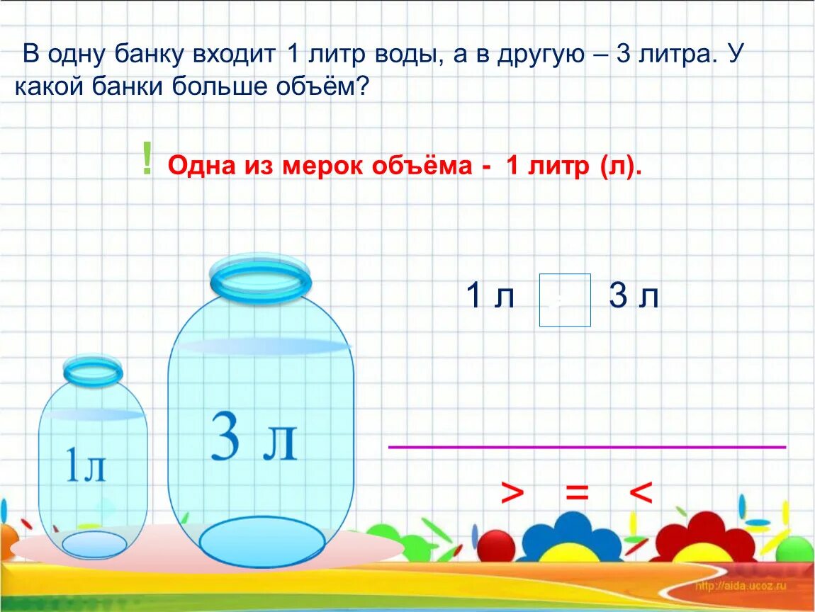 Образец в 1 литр