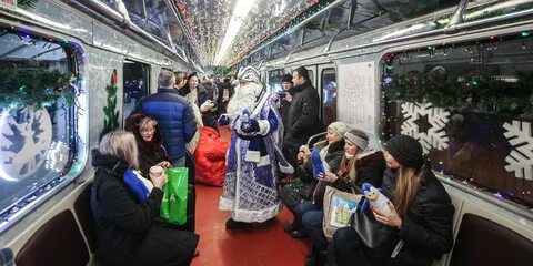 Работа метро в рождество