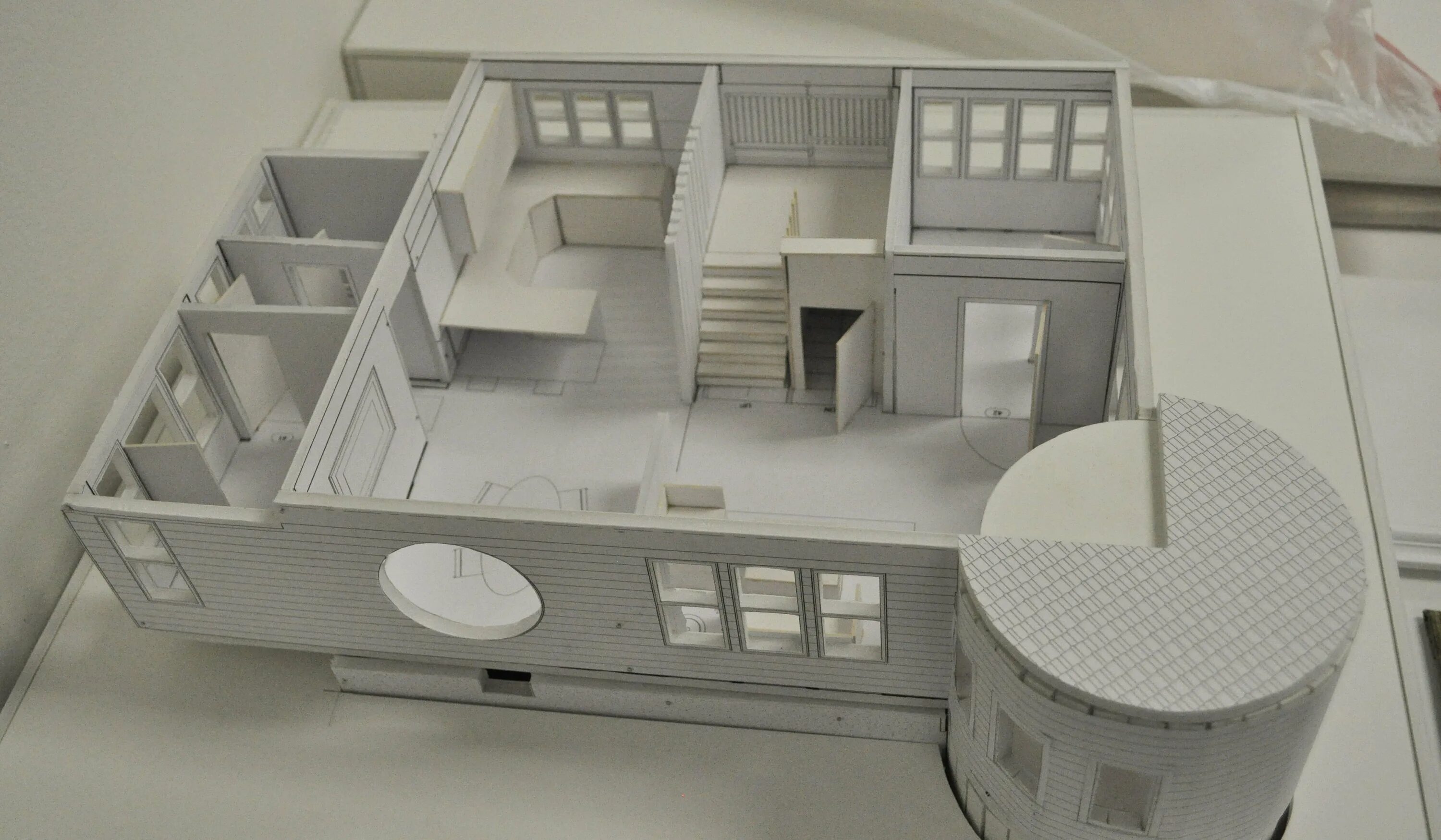 Дизайн проект. Планировочное решение офиса. Макеты проектирования. Архитектурные макеты из пенокартона. Проектирование квартиры.