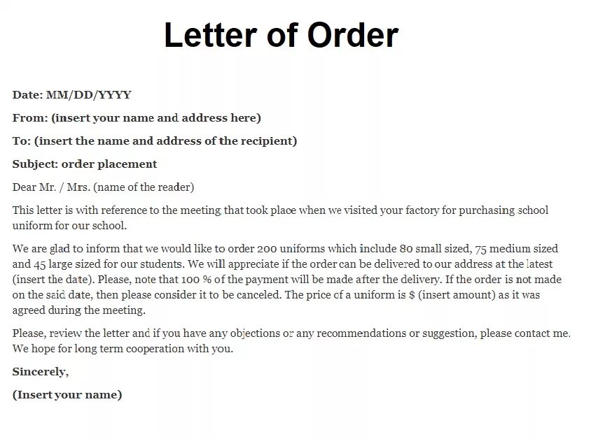 Examples order. Order letter. order letter example. purchase order letter. order letter пример.
