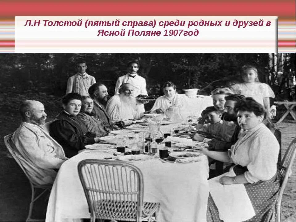 Толстой лев николаевич родственники. Лев толстой 1907 Ясная Поляна. Толстой и Горький в Ясной Поляне. Толстой с друзьями в Ясной Поляне.