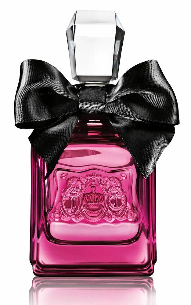 Juicy Couture Viva la juicy Noir. Парфюмерная вода juicy Couture juicy Couture. Juicy Couture Viva с чёрным бантиком. Духи в розовом флаконе. Туалетная вода с бантиком