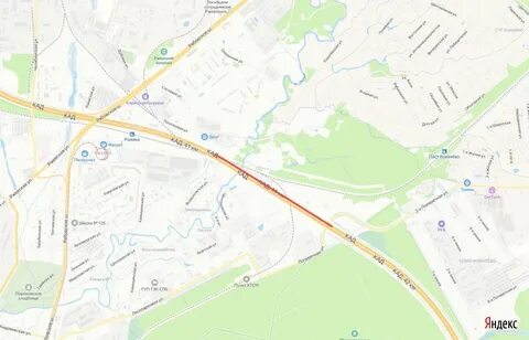 Петербургское шоссе перекрытие
