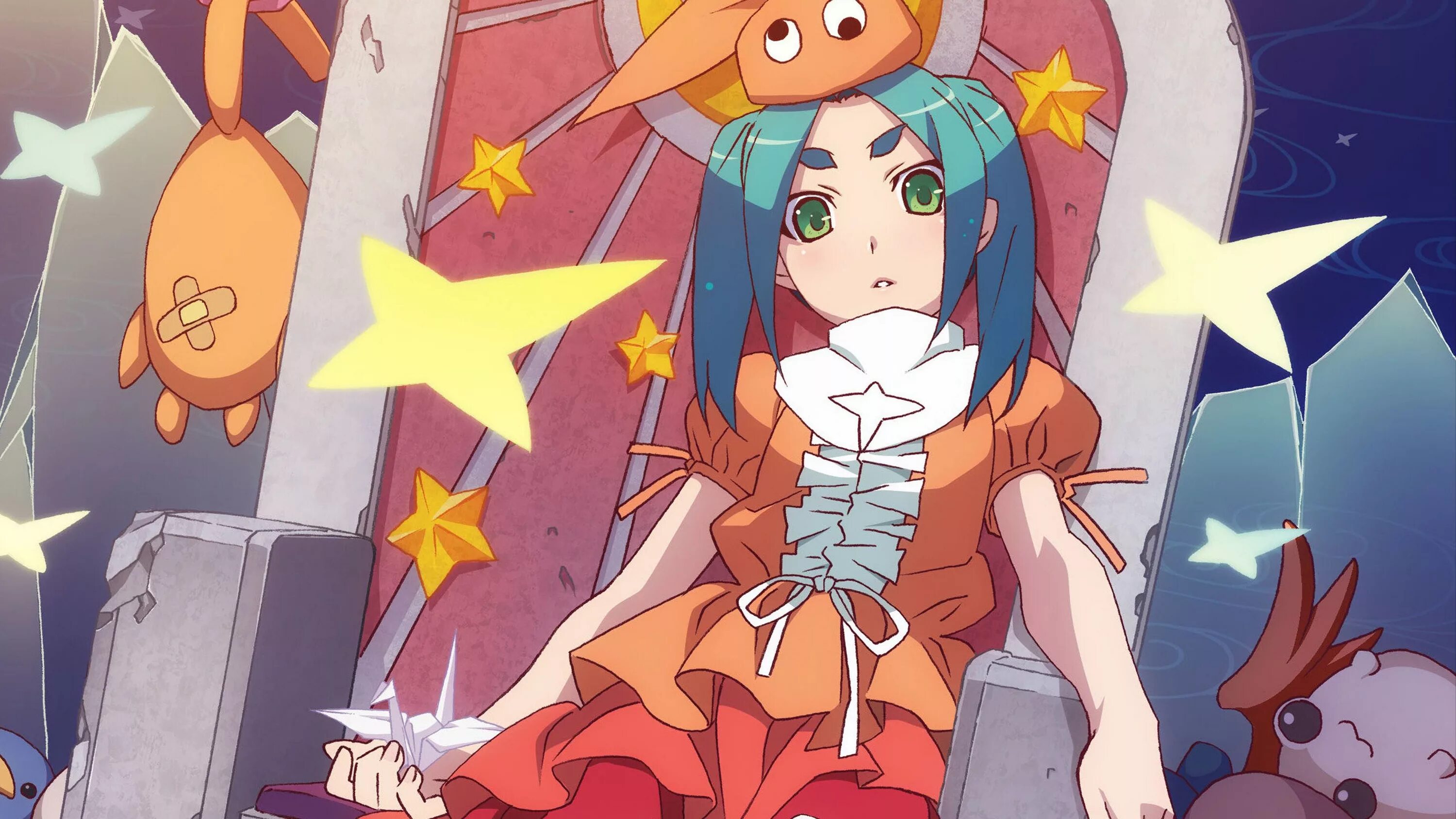 История одержимости кукла ецуги. Yotsugi ononoki. моногатари ононоки. monogatari кукла ёцуги.