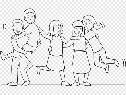 Нарисовать рисунок человек в группе