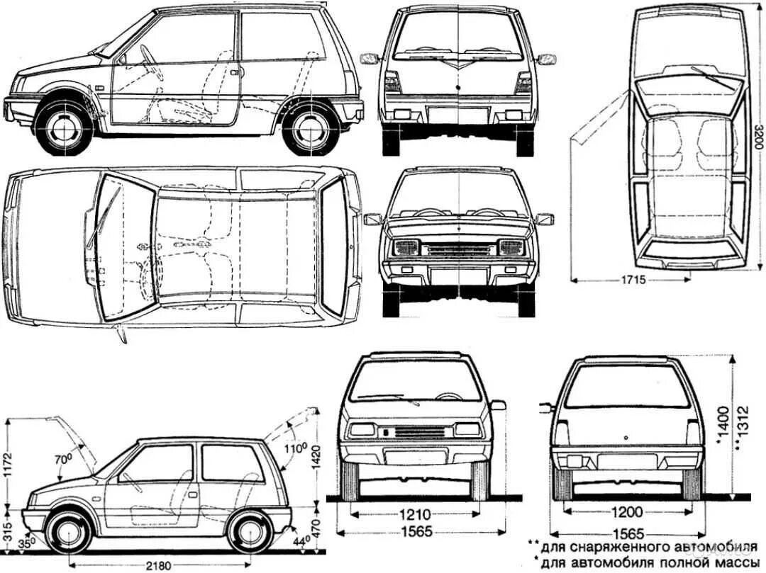 Автомобиль ока характеристики. Габариты ВАЗ 1111 Ока. ВАЗ 1111 Ока чертежи. Автомобиль ВАЗ 1111 Ока габариты. ВАЗ 1111 Ока чертежи кузова.