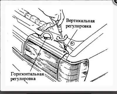 Горизонтальная регулировка