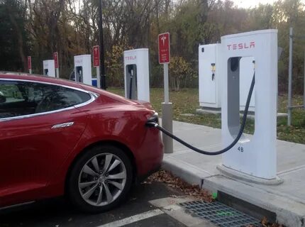 Зарядные станции tesla
