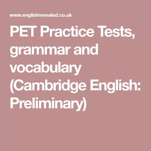 Pet practice tests. Pet Cambridge pdf.