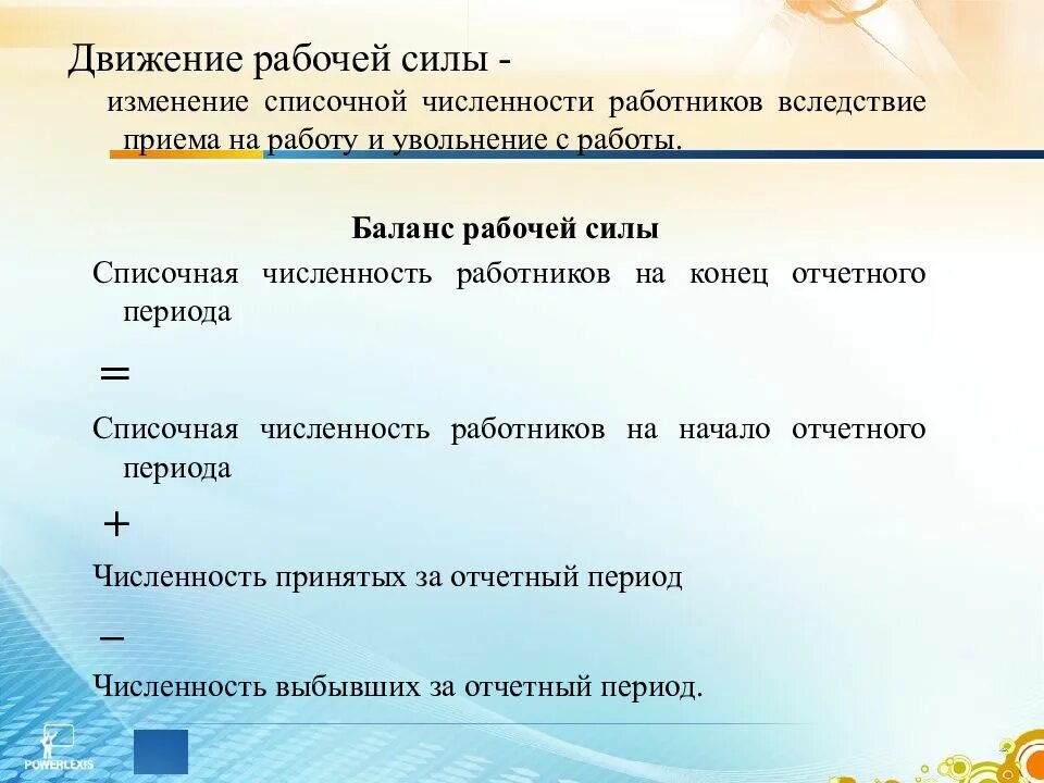 Изменения численности работников