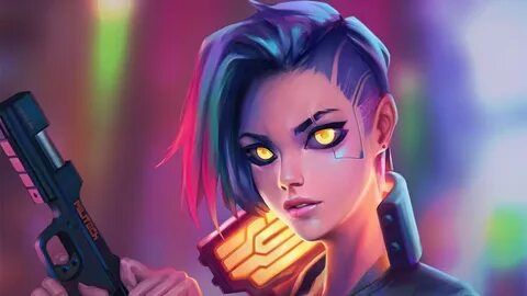 Cyberpunk 2077 глаза