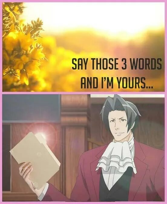 Those three words