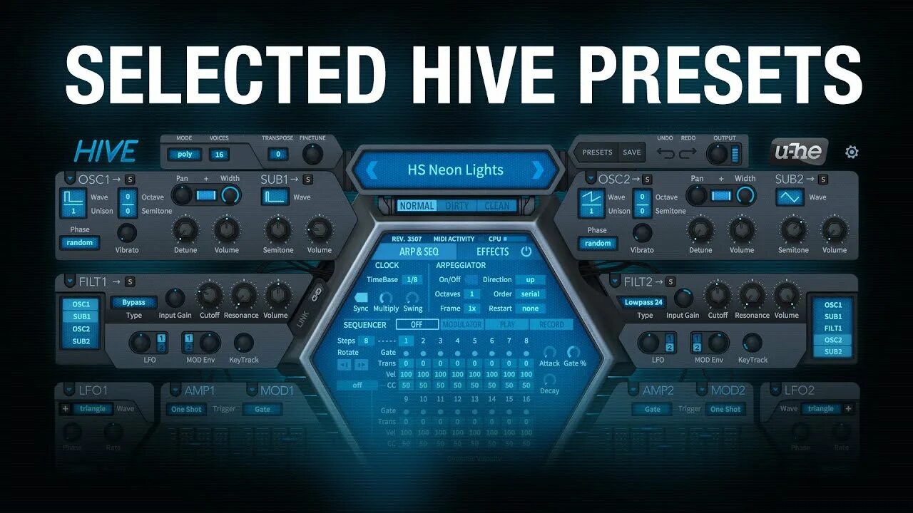 Hive select. Hive vst синтезатор. hive 2 presets. синтезатор hive для фл. u-he - hive v2.1.1.