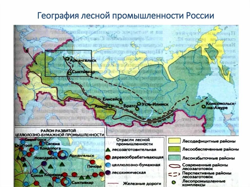Химическая промышленность лесопромышленный комплекс карта