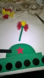 Как сделать танк из цветной