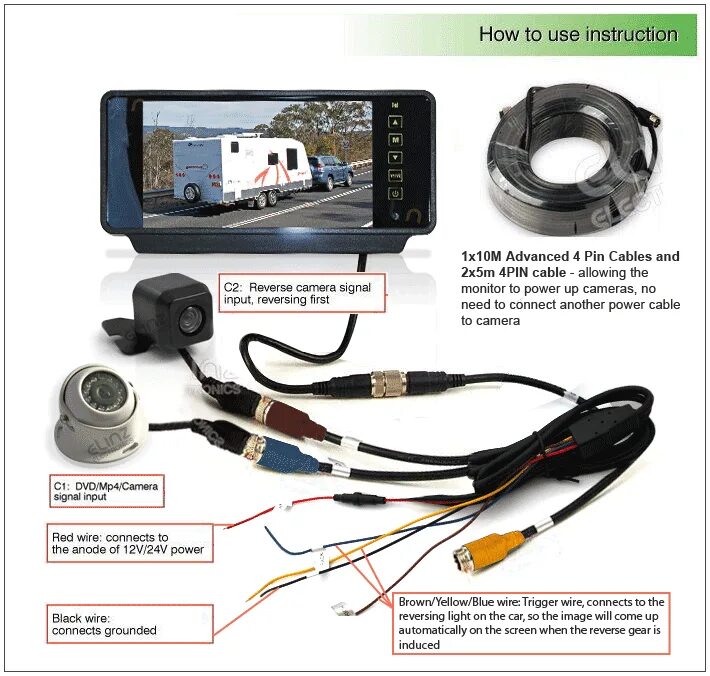 12v перевод. Camera input провод. Reverse Camera провод. Разъем камера инпут.