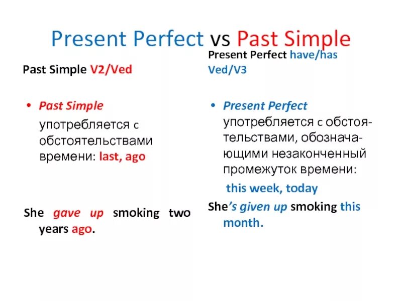 Как отличить паст. Различия past simple и present perfect. Past simple и present perfect отличия. Past simple versus present perfect. Present perfect simple употребление.