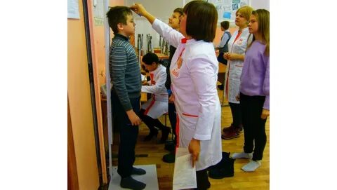 Медосмотр учащихся в школе